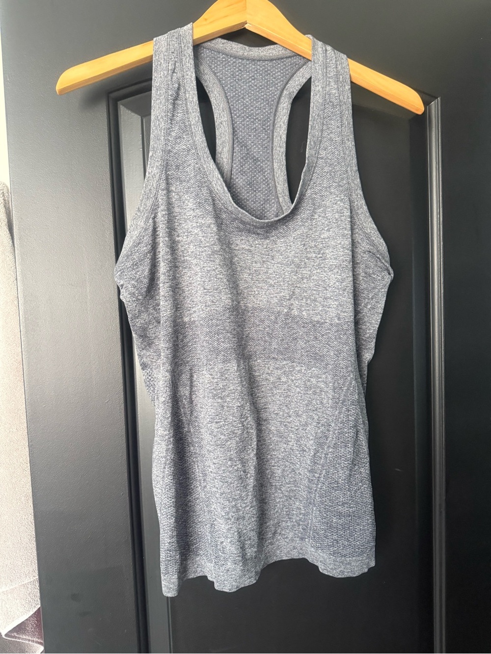 Athleta Heathered Gray Racerback Tank